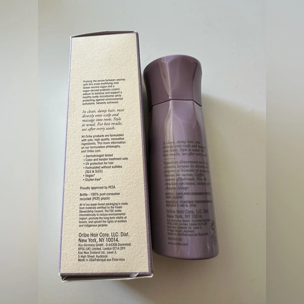 ORIBE SERENE SCALP OIL CONTROL TREATMENT MIST 4.2 OZ NEW IN BOX Full Size